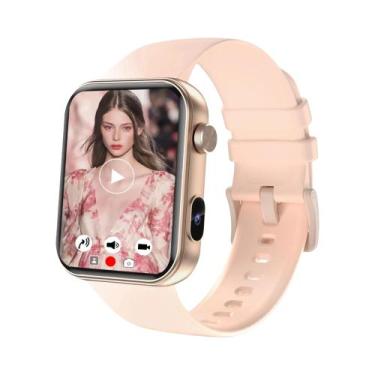 Imagem de Relógio Inteligente Unissex À Prova D'Água Com Câmera, Monitor De Freq