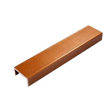 Imagem de Listelo Largo Tibre em Alumínio 20mmx10mm - Homeney, Cobre, 2m