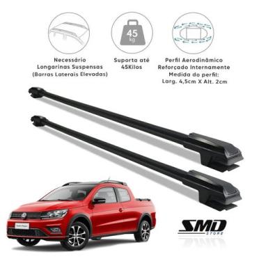 Imagem de Rack Travessa de Teto Vw Saveiro Robust e Pepper 2016 em Diante - SMD,