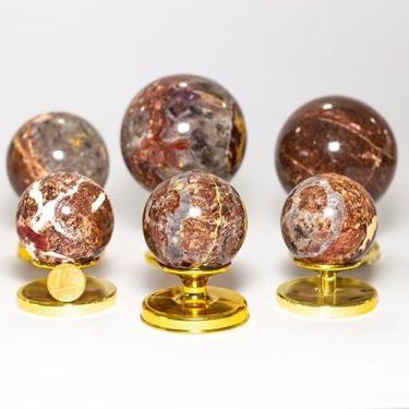 Imagem de 1 Kg Esfera Calcedônia Mosaico Bola Natural de Boa Qualidade para Atac