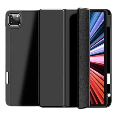 Imagem de WIWU iPad Protective Case 10.2"/10.5" – Capa de Silicone Preta Dobrável, Proteção Anti-Impacto, Bordas Elevadas, Design Minimalista Premium, Encaixe Preciso e Segurança Avançada