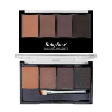 Imagem de Sombra de Sobrancelha - RUBY ROSE - Paleta com 4 Tons