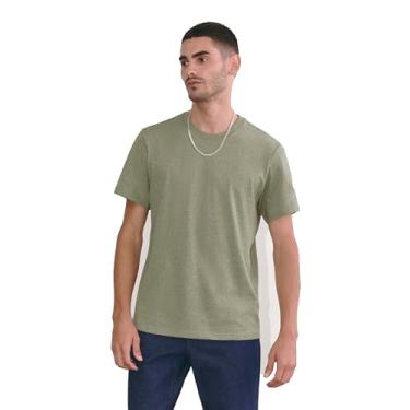 Imagem de Everlane Camiseta masculina The Premium-Weight Crew | Uniforme, Verde sálvia mesclado, G