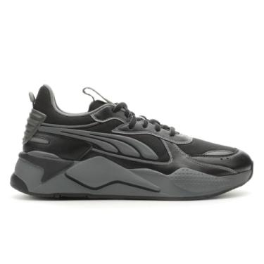 Imagem de PUMA Tênis masculino Rs X Miosis com cadarço casual - preto, Preto, 42