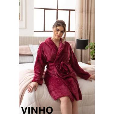 Imagem de Roupão De Banho Microfibra Camesa Unissex Cores Adulto Único - Enxovai