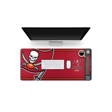 Imagem de FOCO NFL Official Established Primary Logo Wordmark Home Office Desk Pad Mouse Pad 89 cm x 41 cm (Tampa Bay Buccaneers, Tampa Bay Buccaneers)