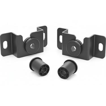 Imagem de Suporte TV Fixo Universal de Parede, para TVs de 12" a 80", Capacidade até 60kg, Compatível com Telas Curvas e Planas, Aço Reforçado, Kit Instalação Fácil, Preto