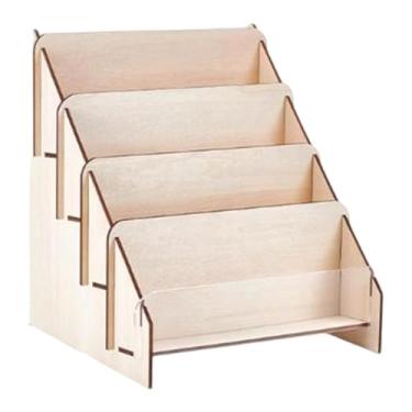 Imagem de LCSVCCXA Suporte de Madeira para Cartões Colecionáveis, Suporte Portátil para Adesivos, Joias Robustas para Homens E Mulheres, para Cozinha E Sala de Estar
