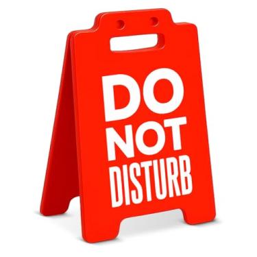 Imagem de Do Not Disturb Sign Funny Office Decor Accessories Do Not Disturb Placa de mesa Home Office Cubículo Decorações Divertidas Presentes