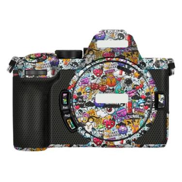 Imagem de Z 5II Adesivo de corpo de câmera kit de película protetora acessórios de pele decalques de vinil para Nikon Z5 Mark II Z5 II (Graffiti White)