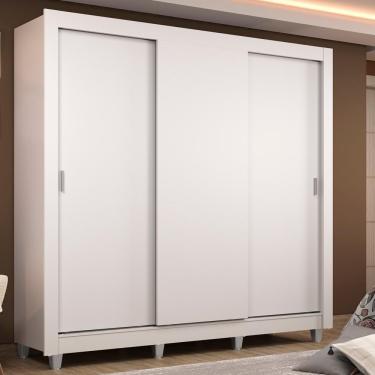 Imagem de Guarda Roupa Casal Lyon 3 Portas de Correr 2 Gavetas Madesa