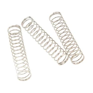 Imagem de RiToEasysports Peças de Reposição de Mola de Trompete 3 Unidades Conjunto de Pistões de Reparo de Metal para Buzina Prata