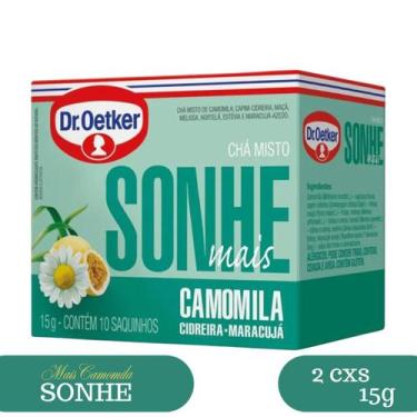 Imagem de Chá De Camomila Cidreira Maracujá Dr Oetker 15g - 10 Sachês - Dr. Oetk