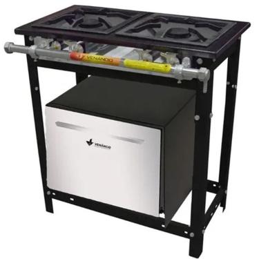 Imagem de Fogão Venâncio Extra 2 Bocas Duplas Forno E2d2f