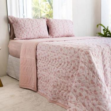 Imagem de Cobre leito bella malha queen maya - bella enxovais