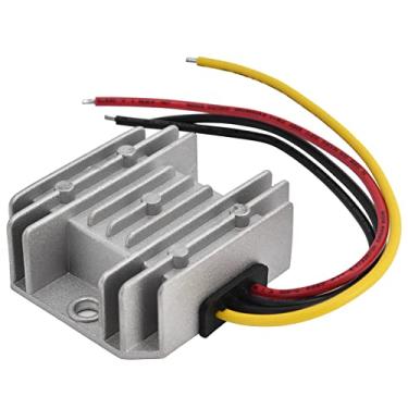 Imagem de Fafeicy 12V/24V Redutor de Tensão Regulador Converter DC Power Transformer Com Dissipador de Calor de Liga de Alumínio para Motores LED Tiras de Câmeras (5V 5A)