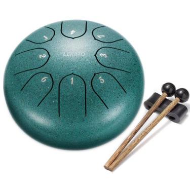 Imagem de Tambor de língua de aço LEKATO Rain Drum de 6 polegadas com 8 notas C 