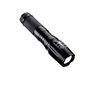 Imagem de Lanterna Tática Portátil MINI a Pilha com Zoom Telescópico KA-L1589 - Compacta e Potente, Ideal para Acampamento e Emergências (2 unidades)