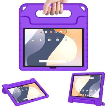 Imagem de AVAWO Capa infantil para tablet Onn modelo 100135925 de 10,1 polegadas (4ª geração, 2024), leve e à prova de choque para tablet Walmart Onn de 10,1 polegadas (serve apenas para 2024, 4 gerações), roxa