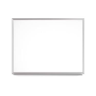 Imagem de Quadro Branco Lousa Pequena 40x30 Moldura de Alumínio com Porta Canetas