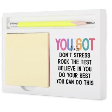 Imagem de Encouragement You Got This Motivational Desk Gift for Student Teacher Coworker Friend, lembrete positivo de preparação de teste, presente de promoção para ele, seus colegas de trabalho, amigos