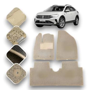 Imagem de Tapete Automotivo Kapazi Para Nivus - 2018 A 2025 (bege)