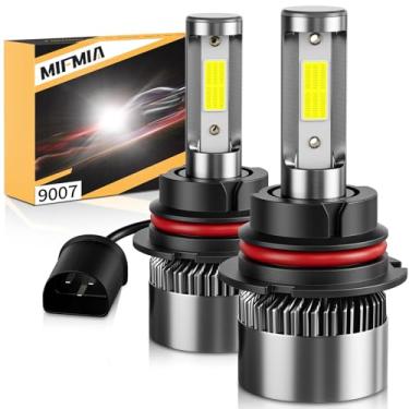 Imagem de MIFMIA Lâmpadas 800% de brilho 40000LM 6500K Branco, Backup sem polaridade Plug and Play com ventilador, luzes off-road à prova d'água IP68, pacote com 2