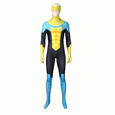 Imagem de Men’s Mark Grayson Cosplay Jumpsuit Adult Halloween Costume Bodysuit Full Set Outfits with Mask
