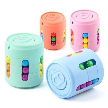 Imagem de Fidget Toys Copo Quebra Cabeça Magico Spinner Girátorio Pião Anti Stress, Brinquedo Sensorial Ansiedade (6)