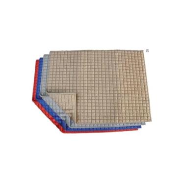 Imagem de Tapete Escorredor de Louças em Microfibra, Xadrez, 30x40cm, Absorvente, Dobrável, Cores Sortidas, para Cozinha