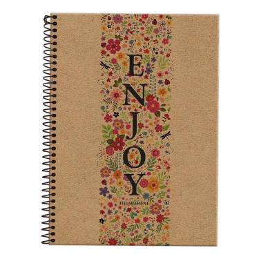 Imagem de Caderno Pauta Funcional Kraft Art Enjoy 1 Matéria - Foroni