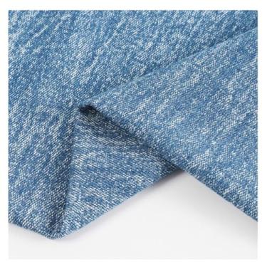 Imagem de Tecido Jeans Cru De, 160 Polegadas De Largura, Algodão Não Elástico Para Jeans, Jaquetas E Costura DIY (Cor: Azul 160 Cm/63 Polegadas De Largura)(BlueC,5x1.6M)