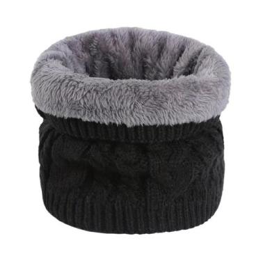 Imagem de Cachecol Unissex Para Inverno Em Fibra De Poliéster Acessório De Moda 