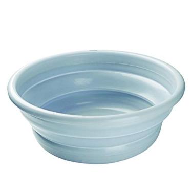 Imagem de Bacia de Lavagem Plegável Camping Multiuso ao Ar Livre Colapsível com Buraco para Pendurar Leve Portátil Plástico Econômica em Espaço Casa Cozinha Banheiro Dormitório Viagem Negócios