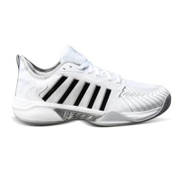 Imagem de K-Swiss Tênis masculino Pickleball Supreme, Branco/cintura alta/preto, 44