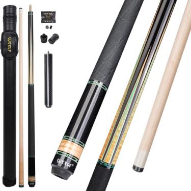 Imagem de CUEELF Bastão de taco de sinuca de baixa deflexão feito à mão para taco de bilhar profissional para tacos de bilhar para adultos