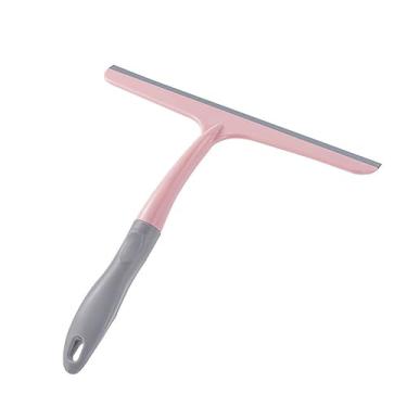 Imagem de Raspador de silicone, limpador de lavagem, rodo de vidro, vidro limpo, janela, vidro, ferramenta de limpeza, água, parede, vidro, limpador doméstico, rosa, 24,5 x 25 cm