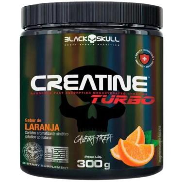 Imagem de Creatina Monohidratada Creatine Turbo Black Skull Energia Força Ganho de Massa Muscular-Unissex