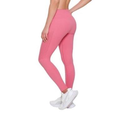 Imagem de Calça Legging Selene Fitness Básica Modelagem Clássico Sem Costura Feminino Adulto Academia-Feminino