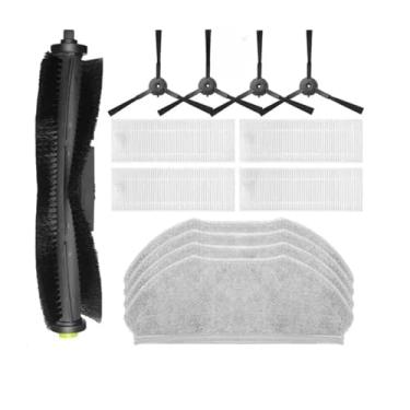 Imagem de Kit de peças de reposição compatível com o aspirador robô 360 S10 X100 Max - Escova principal, escova lateral e acessórios para filtro HEPA