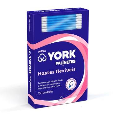 Imagem de Hastes Flexíveis York Algodão 150 un