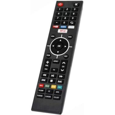 Imagem de Novo controle remoto adequado para Westinghouse LED Smart UHD 4K TV WD40FB2530, WE50UB4417, WE55UB4417, WE55UDT108 com Netflix, YouTube, VUDU, Pandora Hotkeys