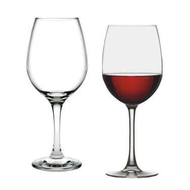Imagem de Jogo 2 Taça De Vinho Degustação Tinto Vidro Transparente G4u Class Home 460ml