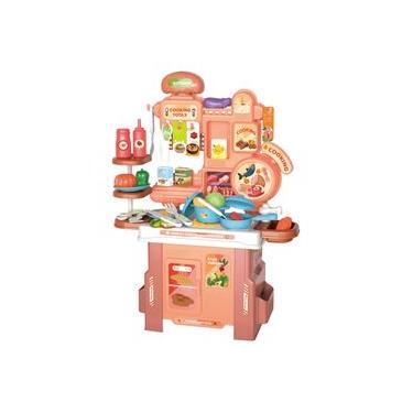 Imagem de Cozinha Infantil Brinquedo Mini Chef com 46 Peças Maxi Toys