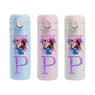 Imagem de Garrafa Térmica De Aço Inoxidável 420ML K-Pop Demon Hunters Para Menin