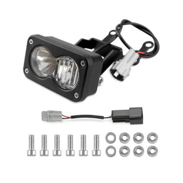 Imagem de Kit de farol adequado para Talaria Sting R MX4 MX3, para Sur-Ron Segway X260, com arnês adaptador, 20W 6000-6500K farol de LED para motocicleta