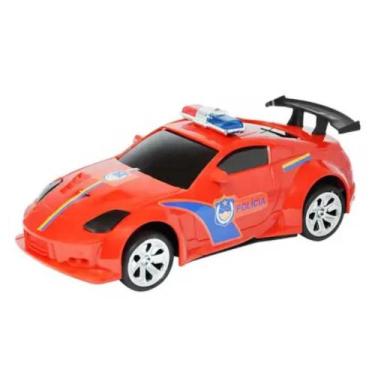 Imagem de Carro de controle remoto sem fio temático polícia - dm toys
