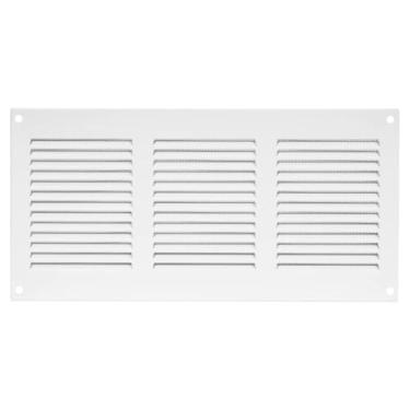 Imagem de ABOUT VENT Tampa de ventilação de 25,4 x 10 cm (abertura do duto) - Capas de ventilação brancas para parede e teto - grade de retorno de metal - Registro de saídas de ar HVAC AC para uso interno e