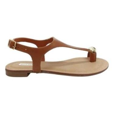 Imagem de Sandália Bottero Rasteira - Feminino - Marrom-Feminino