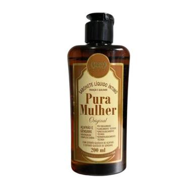 Imagem de Sabonete liquido intimo acafrao e gengibre 200ml flora pura